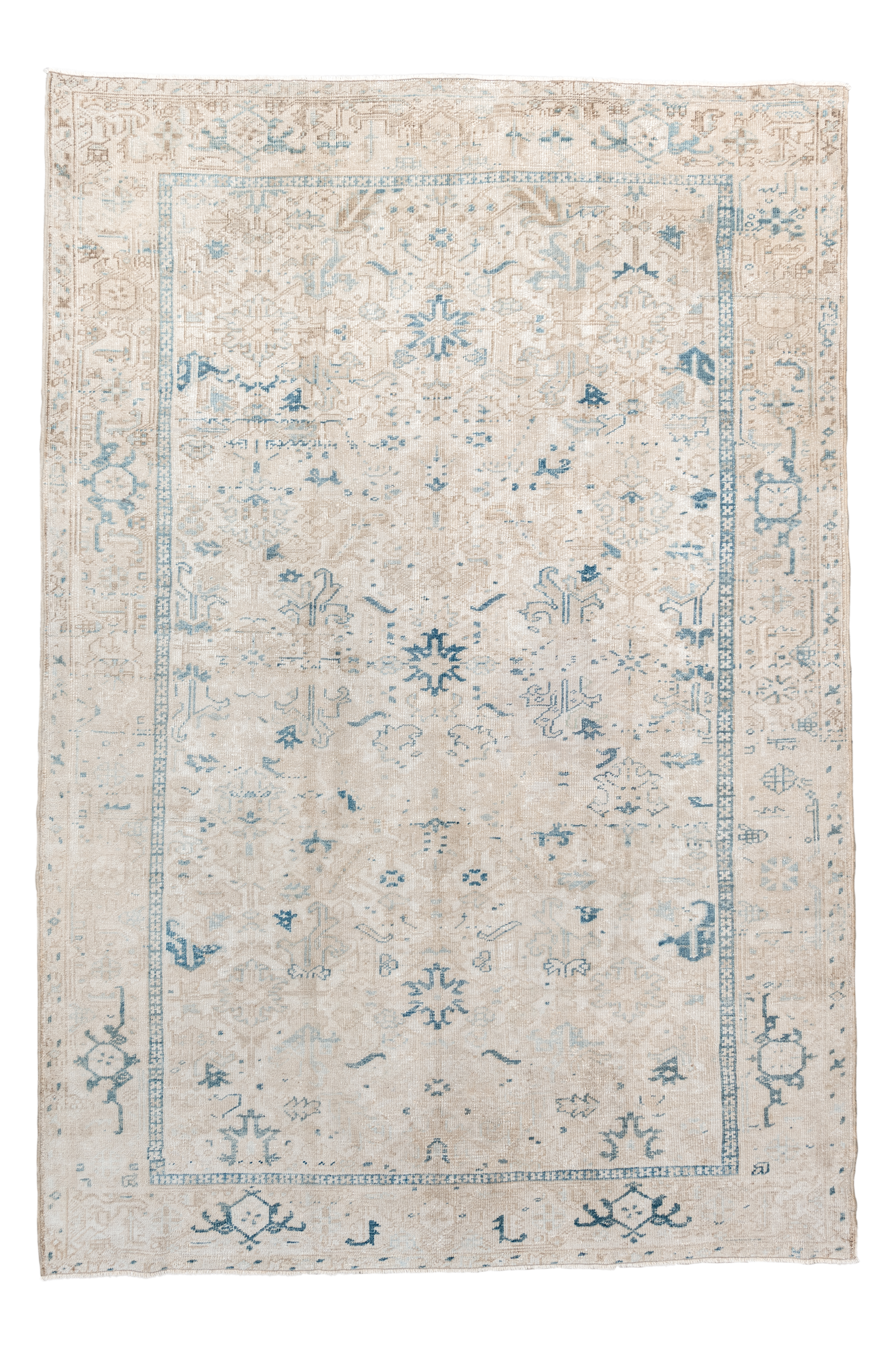 Vintage Heriz Area Rug (7' x 10')