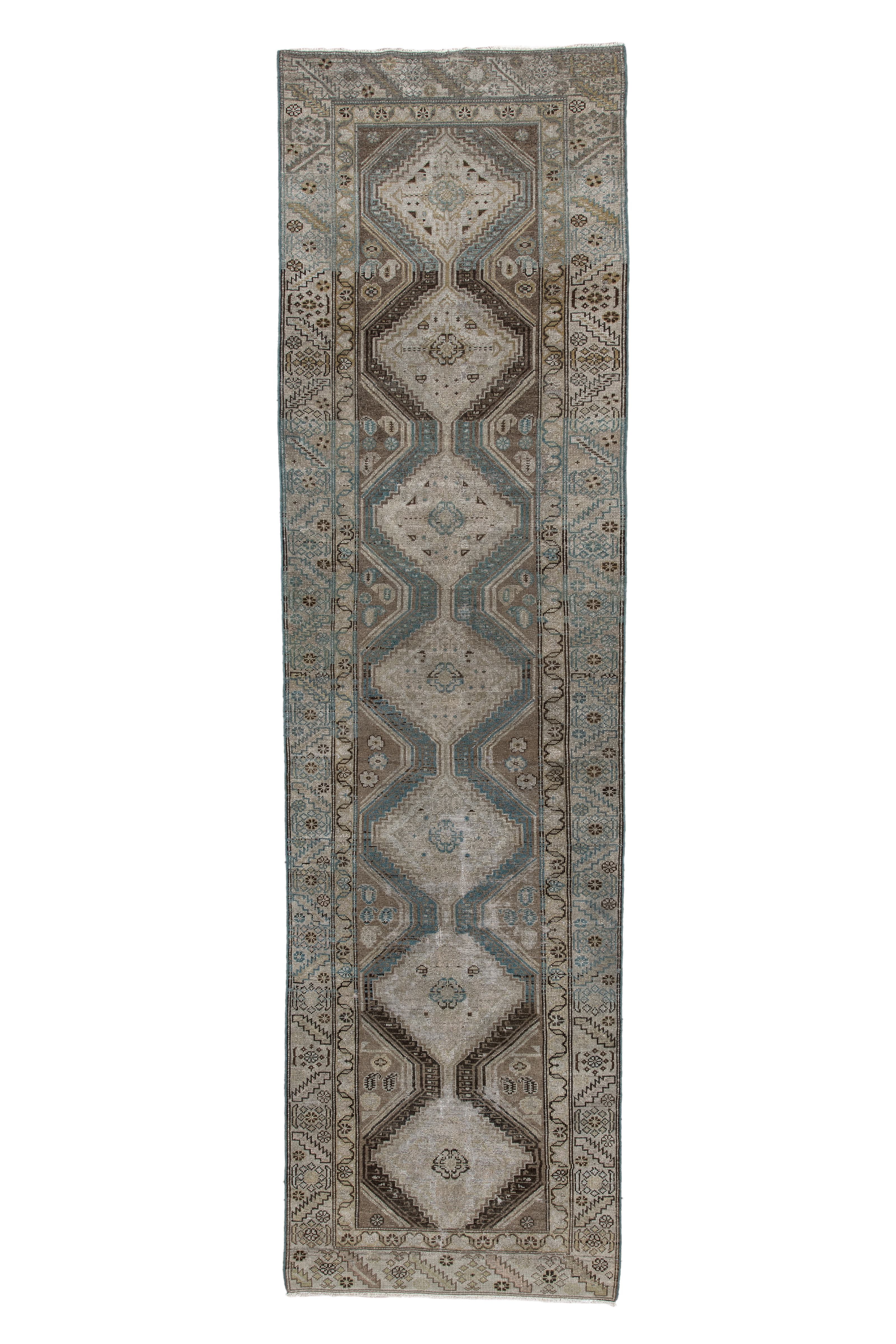 Antique Malayer Runner Rug (3' x 11')